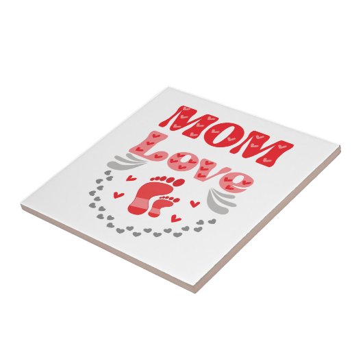 Cute mama Love Tegeltje (Zijkant)