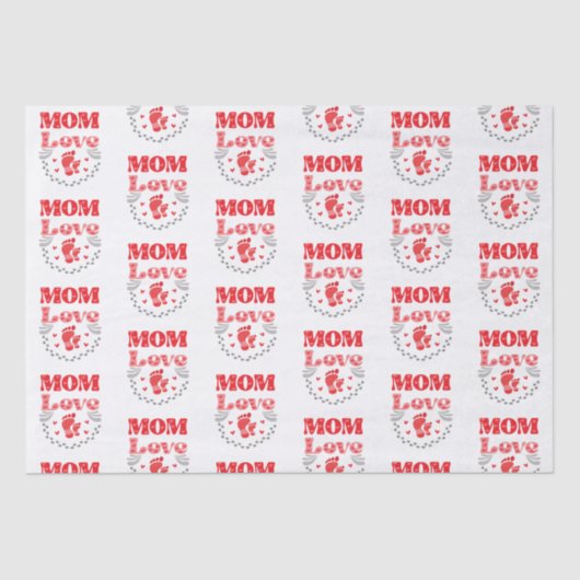 Cute mama Love Tissuepapier (Voorkant)