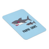 Cute Mama Shark en Baby Shark Magneet (Rechterzijde)