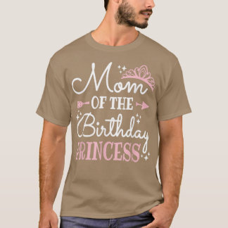 Cute mama van de Birthday Princess Funny Mmammie M T-shirt