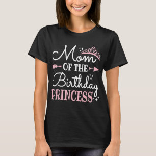 Cute mama van de Birthday Princess Funny Mmammie M T-shirt