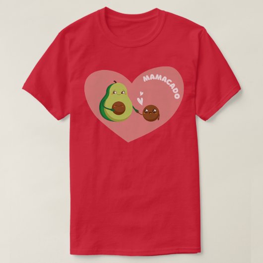 Cute Mamacado Schattig Zwangerschap Funny Zwangers T-shirt (Design voorkant)