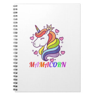 Cute Mamacorn Eenhoorn Moeder Verjaardag Outfit Re Notitieboek