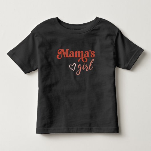 Cute Mama's Girl Moeder/Dochter T-Shirt (Voorkant)