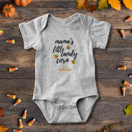Cute Mama's Little Candy Corn Girl Baby Body Pak Romper