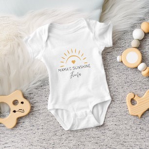 Cute Mama's Sunshine Personalized Romper
