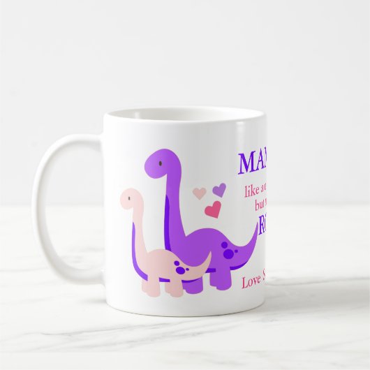 Cute Mamasaurus Moederdag Koffiemok (Links)