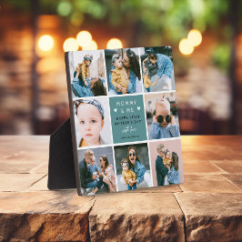 Cute 'mammie & ik' Foto Collage 1st Moederdag Fotoplaat