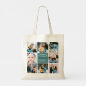 Cute 'Mammie & mij' Foto Collage 1st Moeder Tote Bag (Achterkant)