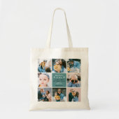 Cute 'Mammie & mij' Foto Collage 1st Moeder Tote Bag (Voorkant)