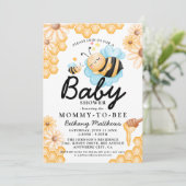 Cute mammie-to-bee Summer Baby shower Kaart (Staand voorkant)