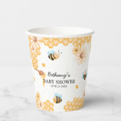 Cute mammie-to-bee Summer Baby shower Papieren Bekers (Voorkant)