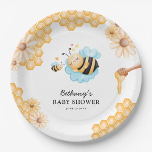 Cute mammie-to-bee Summer Baby shower Papieren Bordje