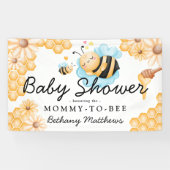 Cute mammie-to-bee Summer Baby shower Spandoek (Horizontaal)