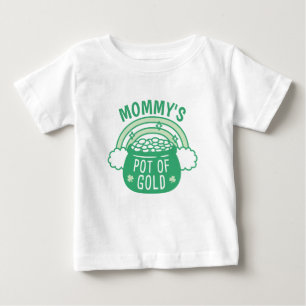 Cute Mammoet Gouden Schat Baby T-Shirt
