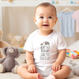 Cute Mammoetjes Baby Olifanten Bodysuit