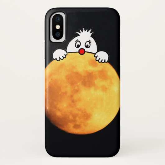 Cute man in the moon Case-Mate iPhone case (Achterkant)