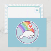 Cute Manatee Briefkaart (Voorkant / Achterkant)