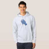 Cute Manatee Hugger Cartoon Animal Hoodie (Voorkant volledig)