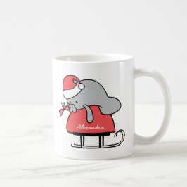 Cute Manatee kerstnaam Mok