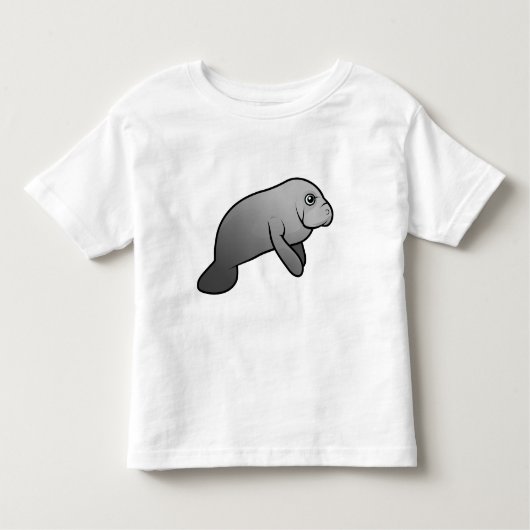 Cute Manatee Kinder Shirts (Voorkant)