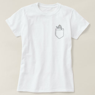 Cute Manatee Pocket T-shirt