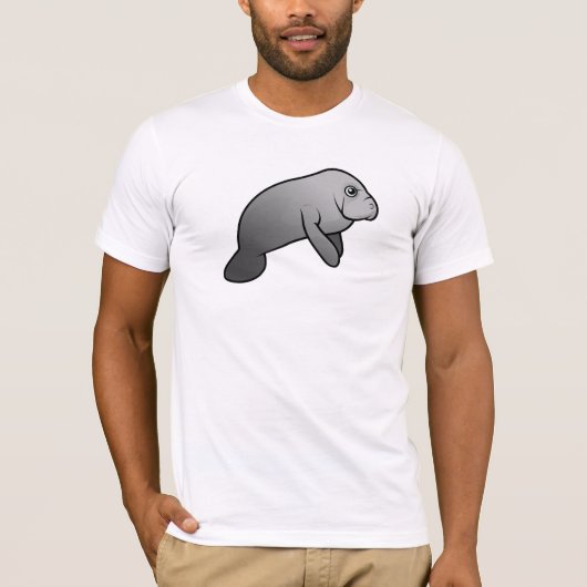 Cute Manatee T-shirt (Voorkant)