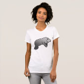 Cute Manatee T-shirt (Voorkant volledig)