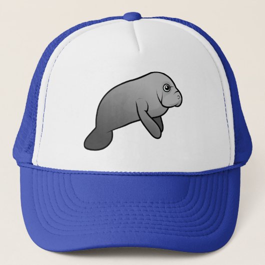 Cute Manatee Trucker Pet (Voorkant)