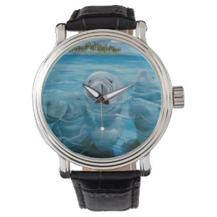 Cute Manatee Wrist Watch Horloge