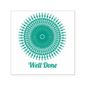 Cute Mandala Goed gedaan stempel leraar (Design)