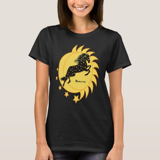 Cute Mane iac Celestial Horse Dancer Girls Graphic T-shirt (Voorkant)