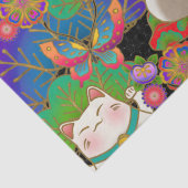 Cute maneki neko tissuepapier (Detail)