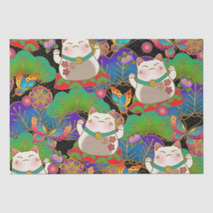 Cute maneki neko tissuepapier