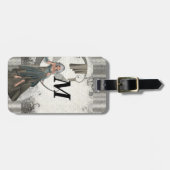 Cute manga fairy bagagelabel (Voorkant horizontaal)