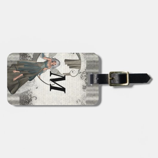 Cute manga fairy bagagelabel (Voorkant horizontaal)