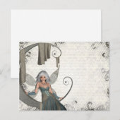 Cute manga fairy briefkaart (Voorkant / Achterkant)