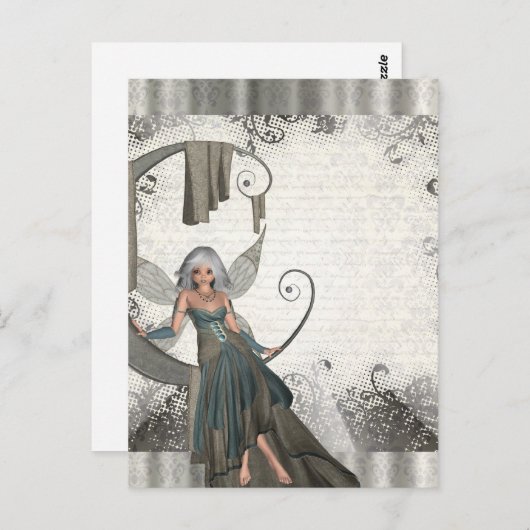 Cute manga fairy briefkaart (Voorkant / Achterkant)