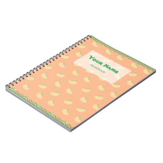 Cute Mango Pattern-laptop Notitieboek (Linkerzijde)