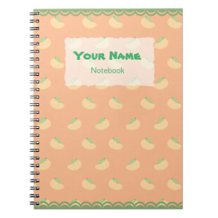 Cute Mango Pattern-laptop Notitieboek