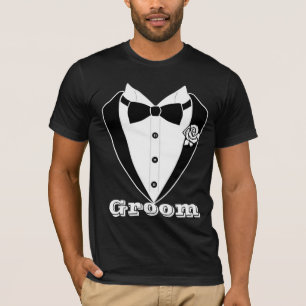 Cute Mannen Suit Tuxedo Groom Personalized T-shirt