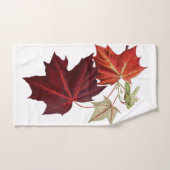 Cute Maple Leaves Autumn herfst  Bad Handdoek (Handdoek)