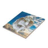 Cute Marble Baby Angel Tile Tegeltje (Zijkant)
