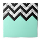 Cute Marble & Chevron Tegeltje (Voorkant)