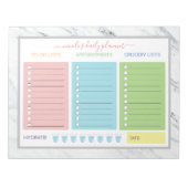 Cute Marble Daily Planner Notitieblok (Voorkant)