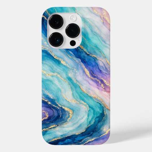 cute marble phone case (Achterkant)