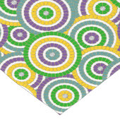 Cute Mardi Gra patroon betegeld Lange Tafelloper (Hoek)