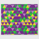 Cute Mardi Gras patroon getild omhulsel Cadeaupapier (Vlak)