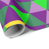 Cute Mardi Gras patroon getild omhulsel Cadeaupapier (Rol Hoek)