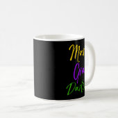 Cute Mardi Gras Quote For Girls Gift Mardi Gras Da Koffiemok (Voorkant rechts)